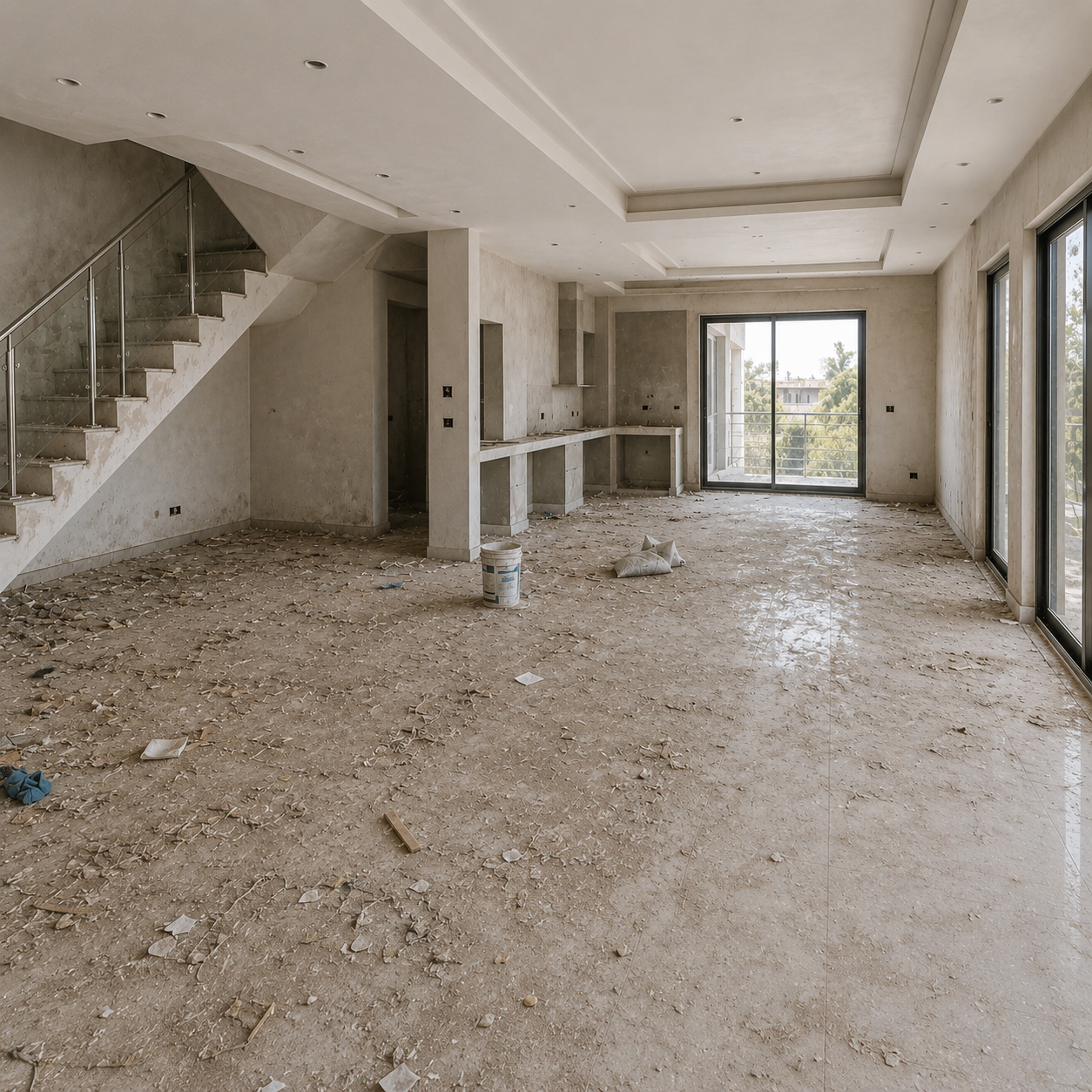 Before professional cleaning service in Abu Dhabi
